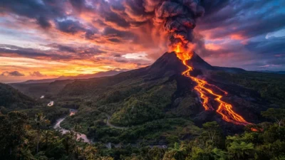 volcano symbolism